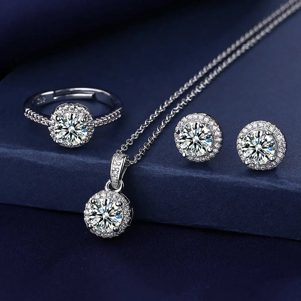 Conjunto de Joias de Diamantes